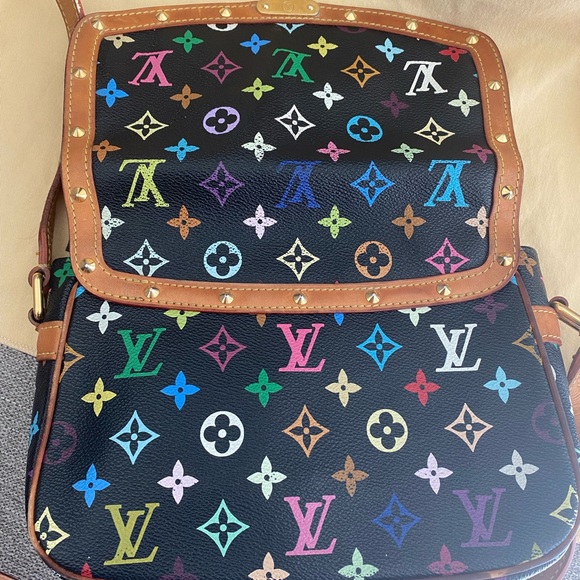 LOUIS VUITTON Monogram Multicolor Sologne Black - Picture 4 of 16